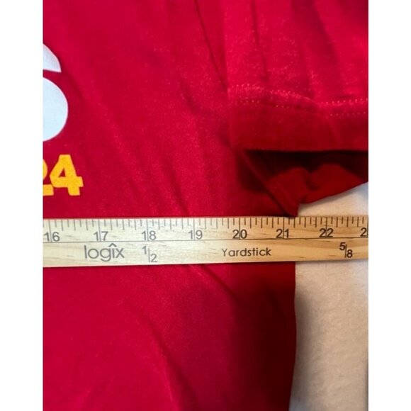 Atlanta Hawks 2023-2024 Opening Night T-Shirt Red Large 100% Cotton Gildan - Picture 6 of 11